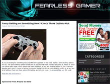 Tablet Screenshot of fearlessgamer.com
